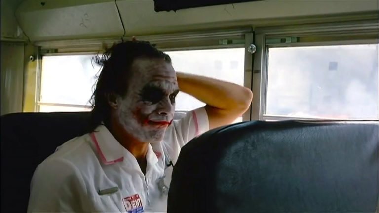 The Dark Knight Deleted Scene – Joker in the Bus