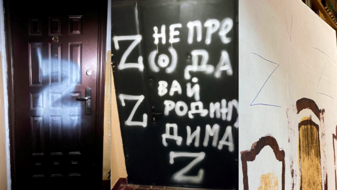 How the letter 'Z' is being used to intimidate anti-war activists in Russia