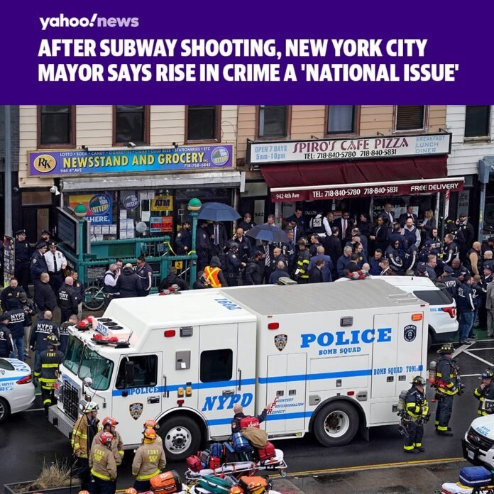 Days after the subway shooting in Brooklyn, New York City Mayor Eric Adams told 