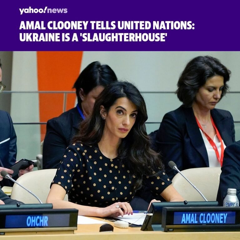 Human rights lawyer Amal Clooney on Wednesday urged the United Nations to hold R