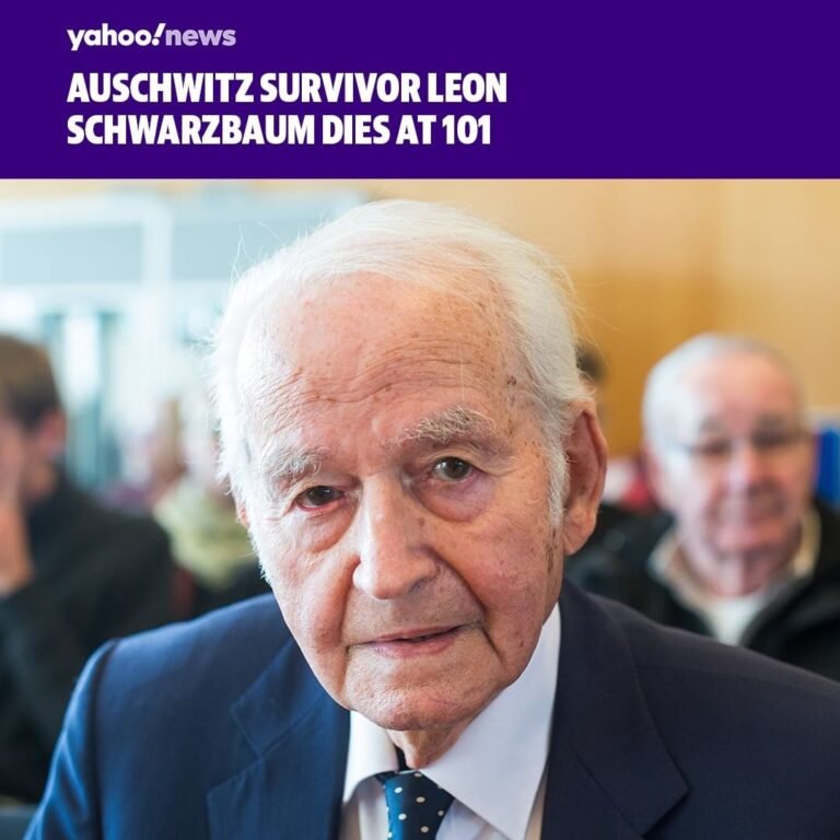Leon Scharzbaum, a survivor of the Nazis’ death camp at Auschwitz and a lifelong