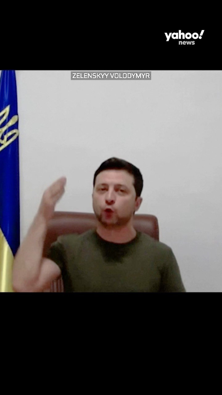 Translator chokes up during Ukrainian President Volodymyr Zelenskiy’s speech at