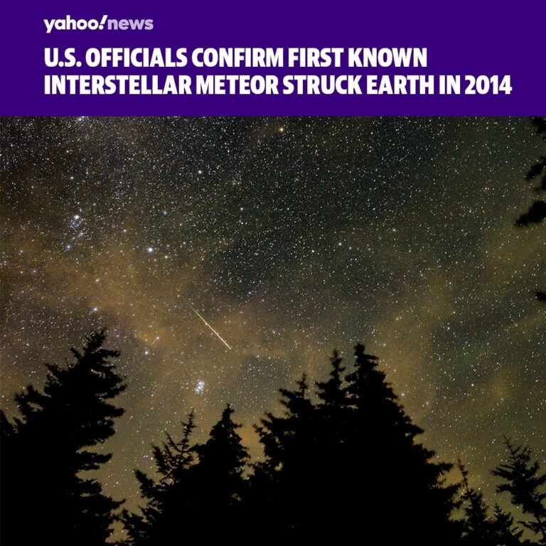 U.S. officials confirmed Wednesday that a small space rock that traveled through