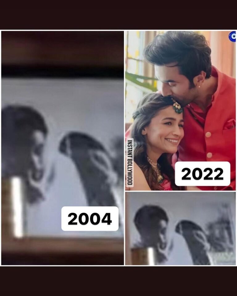 has this pic with Ranbir from 2004 framed in her home. Alia (11) was auditionin
