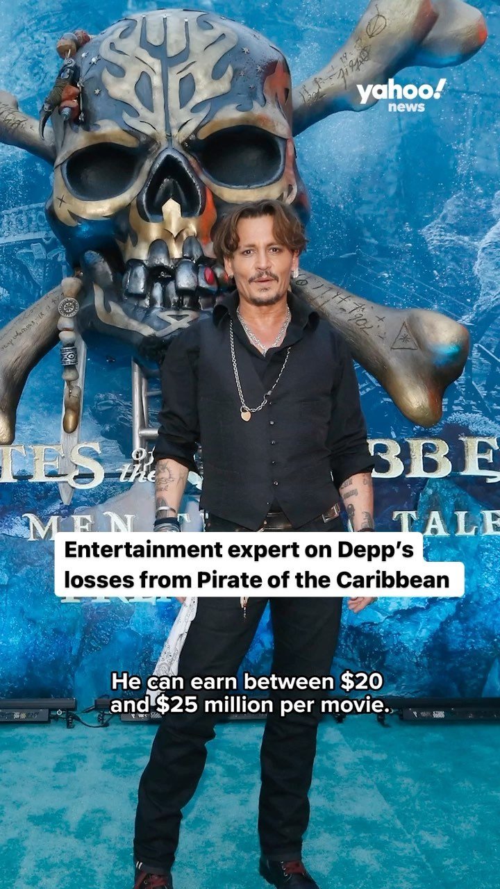 A entertainment expert weighs in on potential losses for actor #johhnydepp from