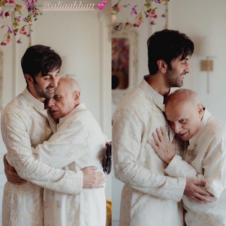 How beautiful is this candid click of Mahesh Bhatt with son-in-law, Ranbir Kapoo