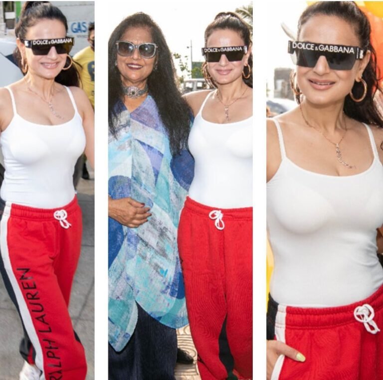 Superr coolAmeesha Patel seen yesterday Inaugarating a New Mexican restaurant at