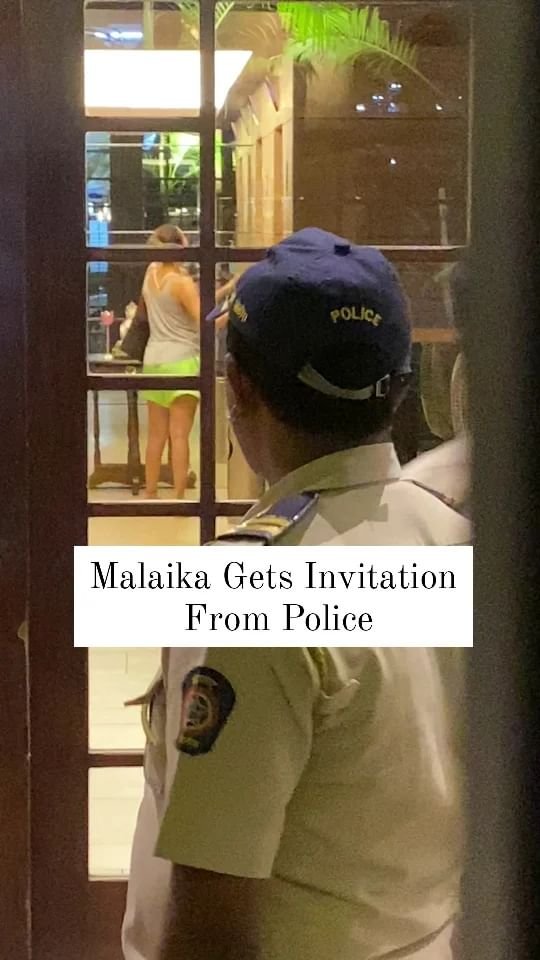 Mumbai Police at Malaika Arora’s house to invite her for some event
.
.
#malaika