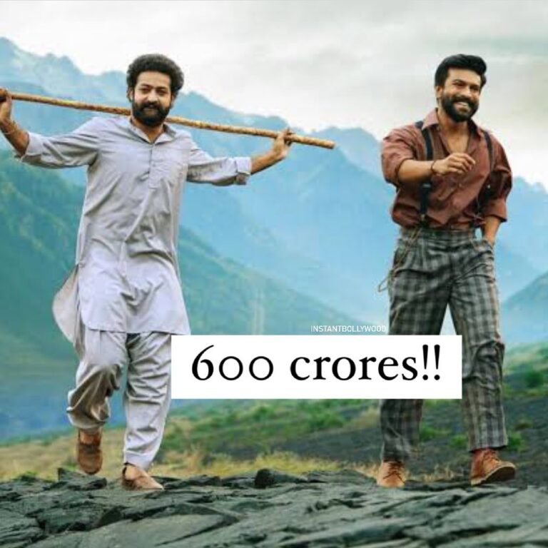#RRR crosses the 600 crore mark worldwide!