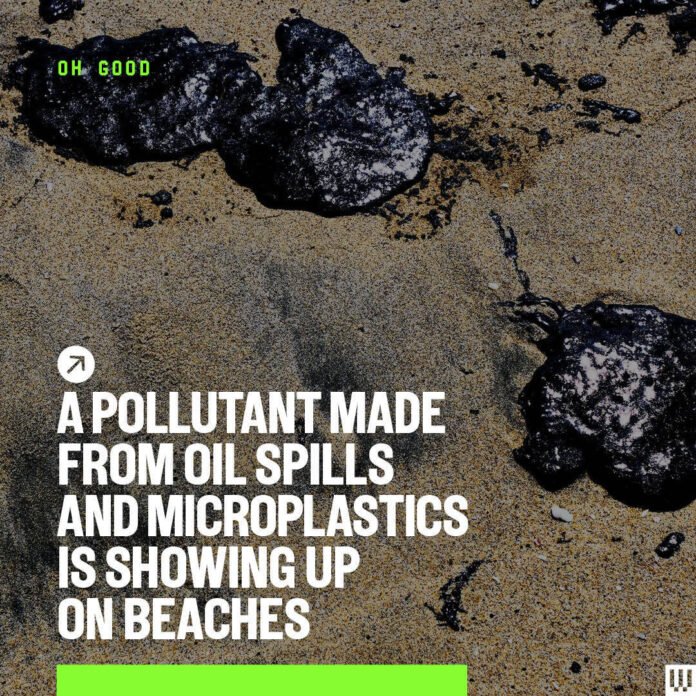 Scientists have discovered a new horror: “Plastitar”. It's tar from oil spills m