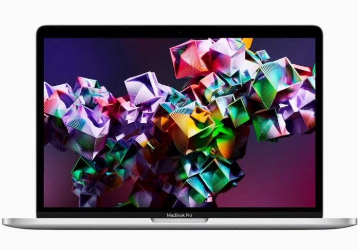 MacBook Pro M2 13-inch 2022 with fancy screen image