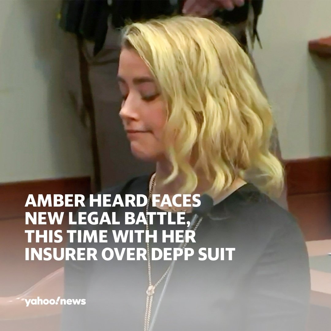 Amber Heard is facing a legal battle on a new front, this time with her insuranc